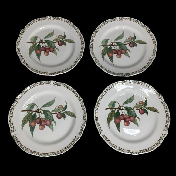Noritake Royal Orchard Plates 8-1/2" Salad Luncheon Dessert Fruit 9416 Set Of 4 - Picture 13 of 14